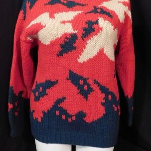 Red White & Green Sweater Ugly Christmas Contender